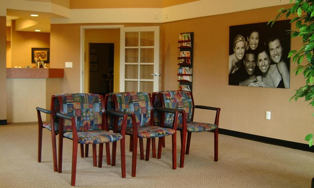 waiting area in Galloway Smiles 